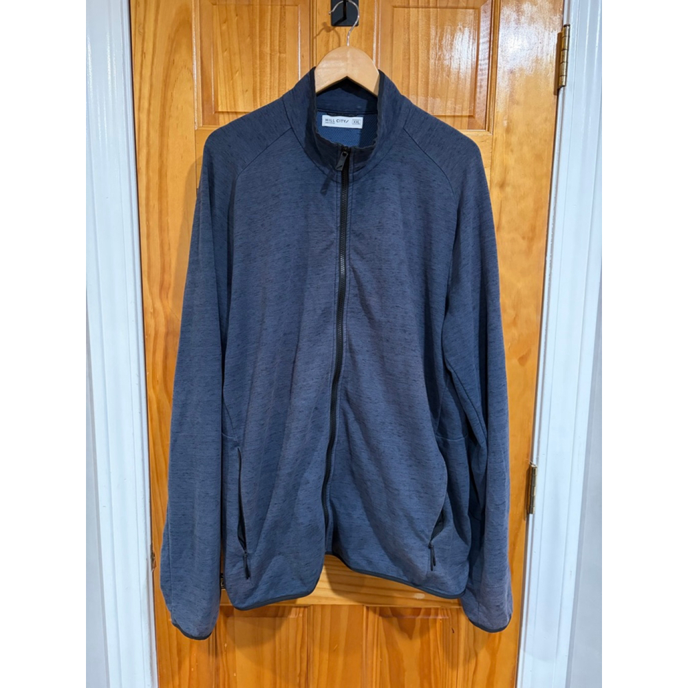 Hill City Full Zip Jacket Performance Athletic Bl… - image 2